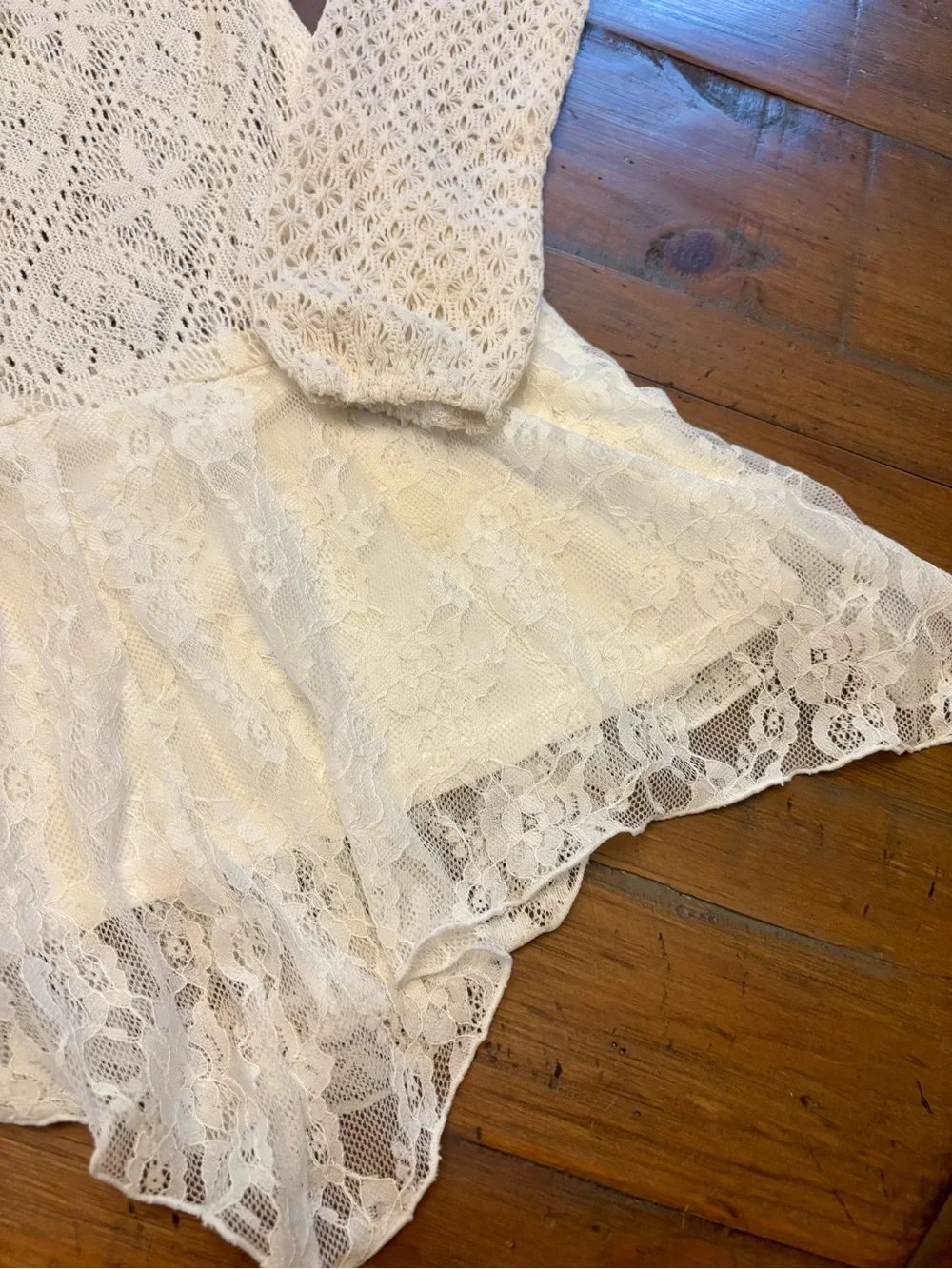 Frankie’s bikinis Belle crochet mini dress